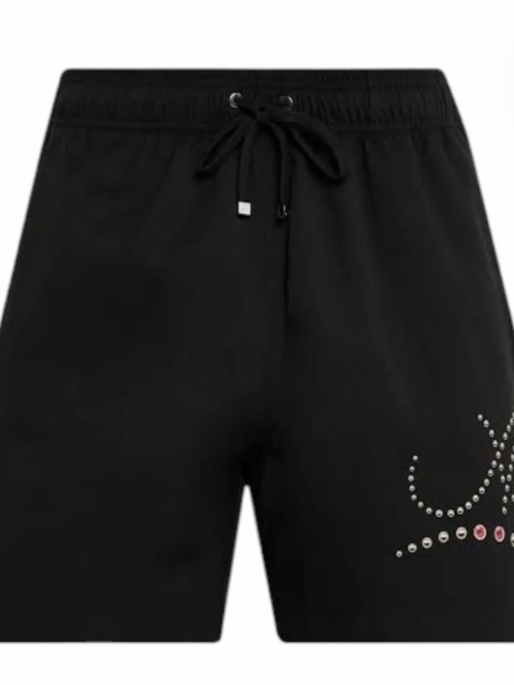 Amiri Logo Studded Drawstring Swim Shorts
